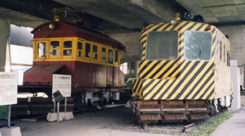 ササラ電車と古い車輌